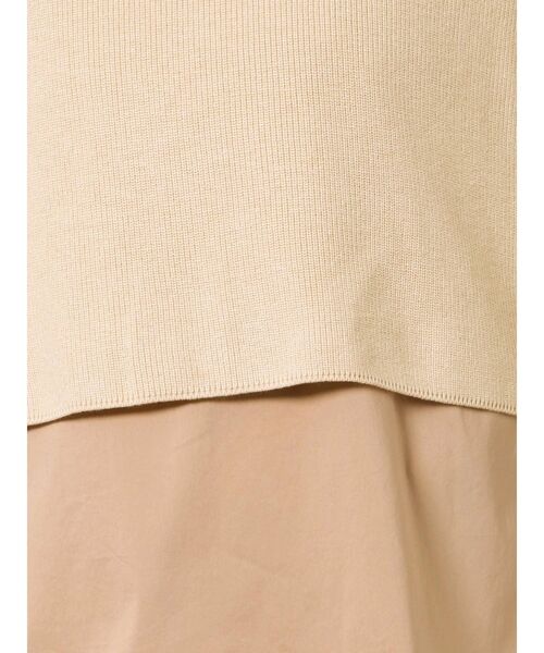 ELENDEEK（エレンディーク）の「アクセントブラウスセットニット（ニット/セーター・レディース・ベージュ/ネイビー/オフホワイト・FREE）」の5枚目の写真