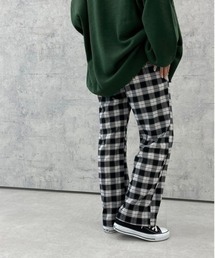 apres jour mignon | チェック柄パンツ【ZOZOTOWN限定アイテム】(その他パンツ)