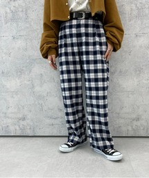 apres jour mignon | チェック柄パンツ【ZOZOTOWN限定アイテム】(その他パンツ)