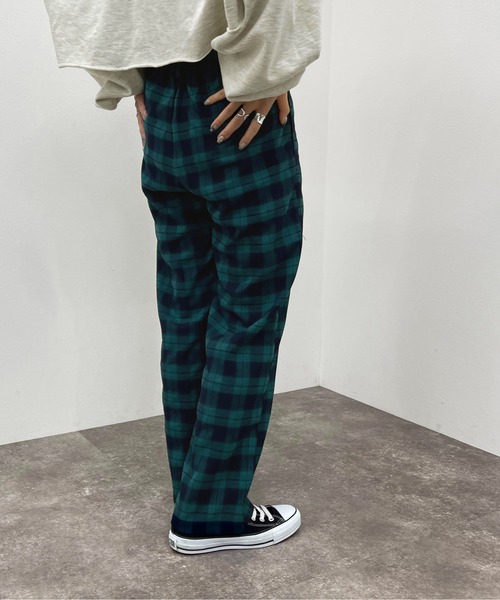 apres jour mignon(アプレジュールミニョン)の「チェック柄パンツ【ZOZOTOWN限定アイテム】(その他パンツ・レディース・ネイビー/グリーン系その他/ブラック系その他・SMALL/X-LARGE/MEDIUM)」の6枚目の写真