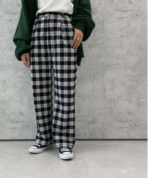 apres jour mignon(アプレジュールミニョン)の「チェック柄パンツ【ZOZOTOWN限定アイテム】(その他パンツ・レディース・ネイビー/グリーン系その他/ブラック系その他・SMALL/X-LARGE/MEDIUM)」の22枚目の写真