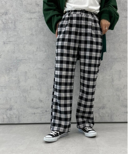 apres jour mignon(アプレジュールミニョン)の「チェック柄パンツ【ZOZOTOWN限定アイテム】(その他パンツ・レディース・ネイビー/グリーン系その他/ブラック系その他・SMALL/X-LARGE/MEDIUM)」の21枚目の写真