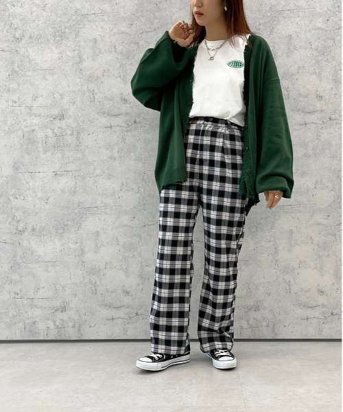 apres jour mignon(アプレジュールミニョン)の「チェック柄パンツ【ZOZOTOWN限定アイテム】(その他パンツ・レディース・ネイビー/グリーン系その他/ブラック系その他・SMALL/X-LARGE/MEDIUM)」の19枚目の写真