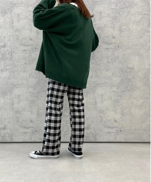 apres jour mignon(アプレジュールミニョン)の「チェック柄パンツ【ZOZOTOWN限定アイテム】(その他パンツ・レディース・ネイビー/グリーン系その他/ブラック系その他・SMALL/X-LARGE/MEDIUM)」の16枚目の写真