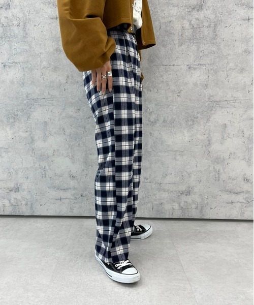 apres jour mignon(アプレジュールミニョン)の「チェック柄パンツ【ZOZOTOWN限定アイテム】(その他パンツ・レディース・ネイビー/グリーン系その他/ブラック系その他・SMALL/X-LARGE/MEDIUM)」の14枚目の写真