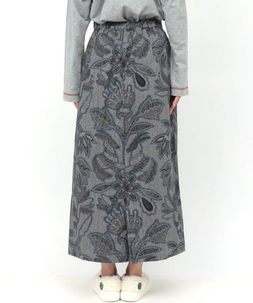 チチカカ（チチカカ）の「オトミタピススカート（スカート・レディース・チャコールグレー/ブラウン・FREE）」の6枚目の写真