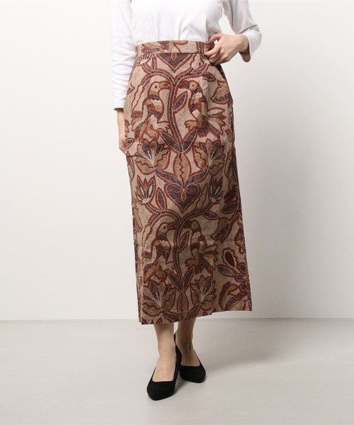 チチカカ（チチカカ）の「オトミタピススカート（スカート・レディース・チャコールグレー/ブラウン・FREE）」の5枚目の写真