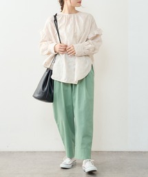 PUAL CE CIN | ストレッチワイドテーパードパンツ(その他パンツ)