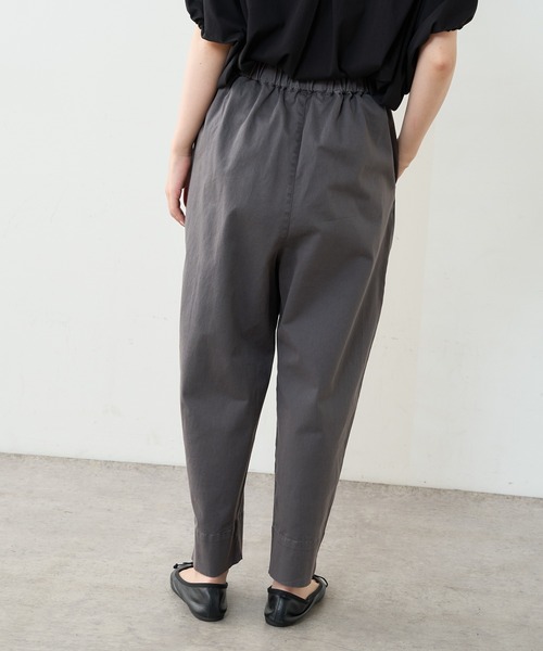 PUAL CE CIN（ピュアルセシン）の「ストレッチワイドテーパードパンツ（その他パンツ・レディース・グレー/オリーブ/グリーン/レッド系その他/ライトベージュ・FREE）」の11枚目の写真