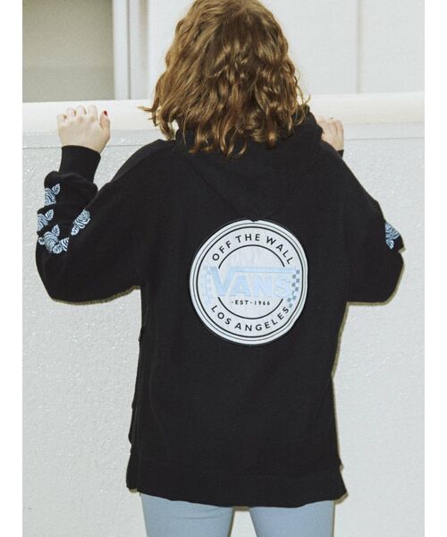 VANS（バンズ）の「VANSコラボHOODIE（パーカー・レディース・ピンク/ブラック/オフホワイト・MEDIUM）」の21枚目の写真