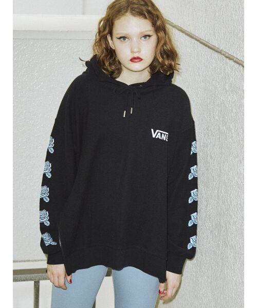 VANS（バンズ）の「VANSコラボHOODIE（パーカー・レディース・ピンク/ブラック/オフホワイト・MEDIUM）」の22枚目の写真