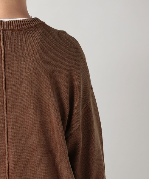 RAGEBLUE（レイジブルー）の「ダメージニットカーディガン/214794（カーディガン/ボレロ・メンズ・スミクロ/ブラウン/パープル・MEDIUM/LARGE）」の10枚目の写真