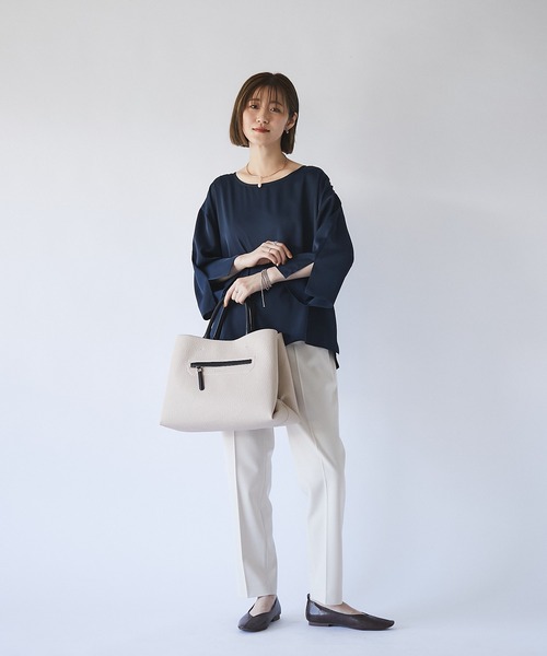 FIORELLI(フィオレッリ)の「【FIORELLI(フィオレッリ)】ボストンバッグ(ボストンバッグ・レディース・ホワイト/ブラウン・FREE)」の5枚目の写真