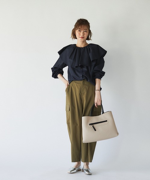 FIORELLI(フィオレッリ)の「【FIORELLI(フィオレッリ)】ボストンバッグ(ボストンバッグ・レディース・ホワイト/ブラウン・FREE)」の6枚目の写真