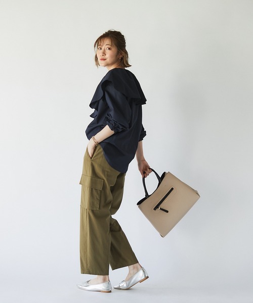 FIORELLI(フィオレッリ)の「【FIORELLI(フィオレッリ)】ボストンバッグ(ボストンバッグ・レディース・ホワイト/ブラウン・FREE)」の7枚目の写真