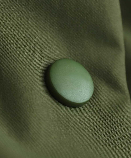 antiqua（アンティカ）の「BIGノーカラーブルゾン（ブルゾン・レディース・ブラック/カーキ/アイボリー・FREE）」の20枚目の写真