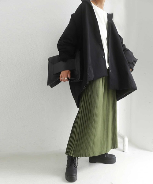 BIGノーカラーブルゾン（ブルゾン）｜antiqua（アンティカ）の