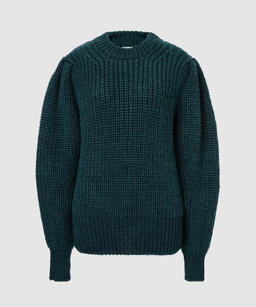 MARANT ETOILE(マランエトワール)の「PLEANE(ニット/セーター・レディース・ホワイト系その他/ダークグリーン系・36)」の1枚目の写真