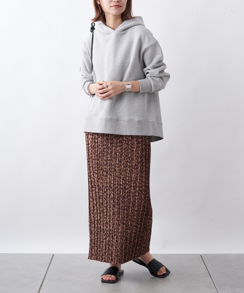 CIAOPANIC TYPY（チャオパニックティピー）の「カットプリーツIラインスカート（スカート・レディース・ブラック/ベージュ/パープル/ピンク/グリーン・ONE SIZE）」の14枚目の写真