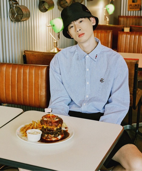 ROMANTIC CROWN(ロマンティッククラウン)の「【ROMANTIC CROWN】RC CLUB STRIPE SHIRT / ロマンティッククラウン RC クラブ ストライプ シャツ(シャツ/ブラウス・メンズ・ブルー・SMALL/MEDIUM/LARGE/X-LARGE)」の15枚目の写真