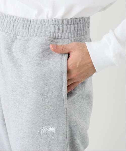 STUSSY（ステューシー）の「【STUSSY / ステューシー】Stock Logo Pant（スウェットパンツ・メンズ・チャコールグレー/ブラック・MEDIUM/LARGE/SMALL）」の7枚目の写真