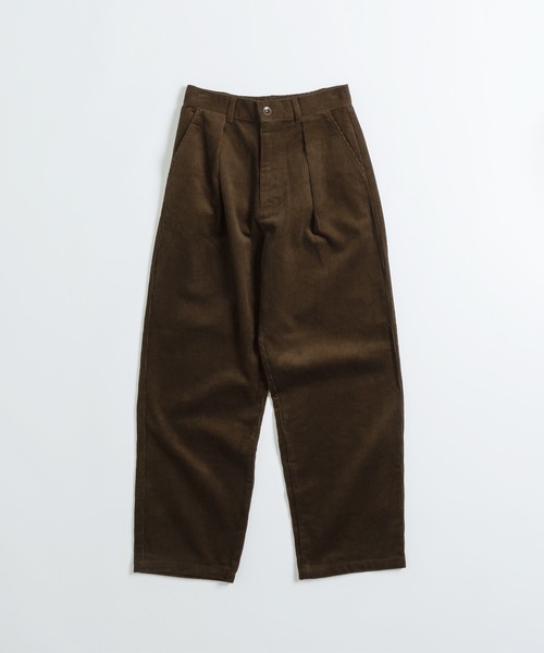 MUHET（ミュエータ）の「コーデュロイテーパードパンツ（その他パンツ・レディース・ダークブラウン/グリーン/アイボリー・SMALL/MEDIUM/LARGE）」の3枚目の写真