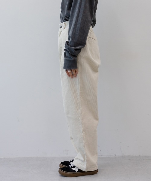 MUHET（ミュエータ）の「コーデュロイテーパードパンツ（その他パンツ・レディース・ダークブラウン/グリーン/アイボリー・SMALL/MEDIUM/LARGE）」の16枚目の写真