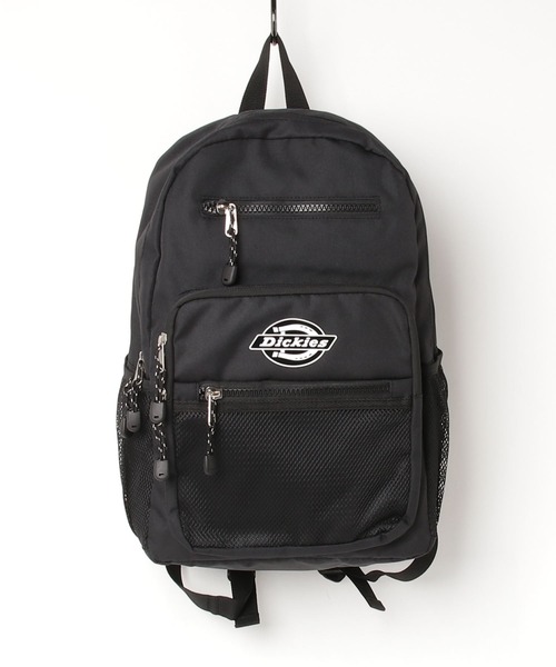 Dickies(ディッキーズ)の「【DICKIES/ディッキーズ】DK SQUARE POCKET BACK PACK/スクエアポケットバックパック(バックパック/リュック・レディース・レッド/ブラック・FREE)」の3枚目の写真
