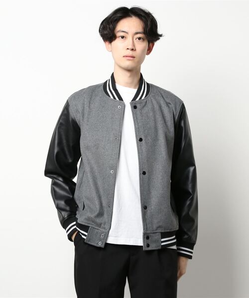 INASTUDIOS ZOO(イーナストゥディオスズー)の「「INASTUDIOS SELECT」メルトンスタジャン(スタジャン・メンズ・ブラック/チェック/杢グレー/ネイビー・LARGE/X-LARGE/MEDIUM)」の11枚目の写真