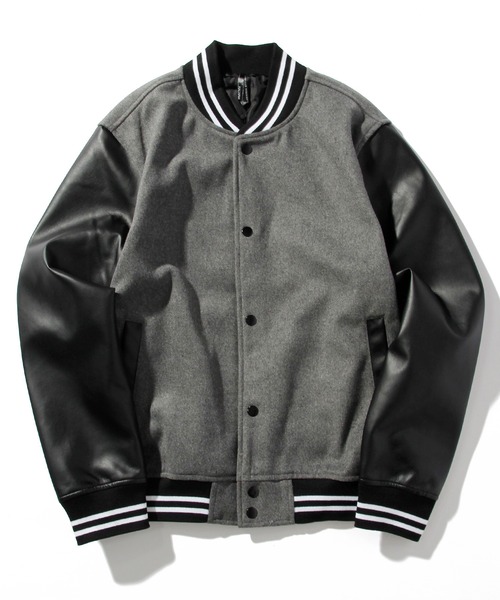 INASTUDIOS ZOO(イーナストゥディオスズー)の「「INASTUDIOS SELECT」メルトンスタジャン(スタジャン・メンズ・ブラック/チェック/杢グレー/ネイビー・LARGE/X-LARGE/MEDIUM)」の14枚目の写真