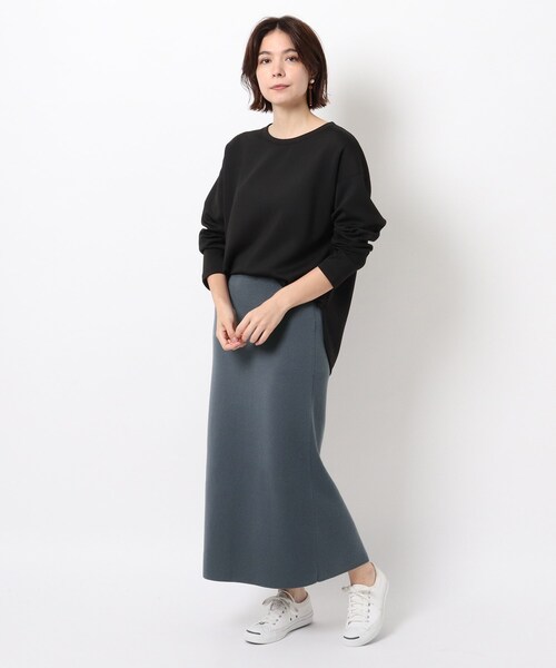 THE SHOP TK (ザ ショップ ティーケー )の「◆アンチピリングタイトニットスカート(スカート・レディース・ダークブラウン/ブルー/ライトベージュ・11/12)」の9枚目の写真