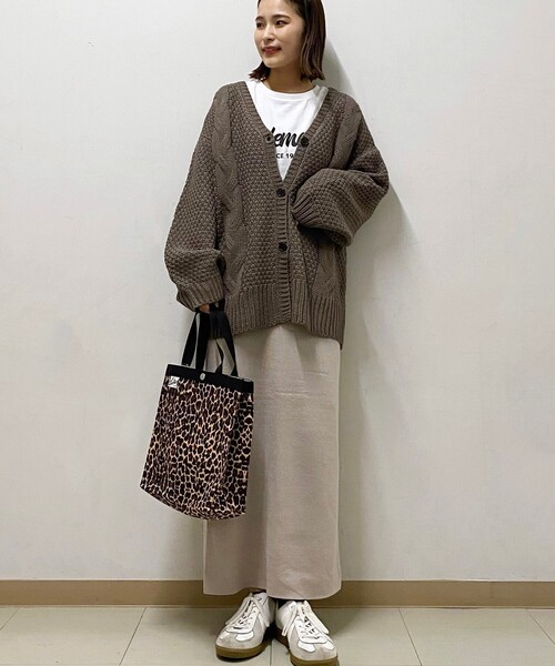 THE SHOP TK (ザ ショップ ティーケー )の「◆アンチピリングタイトニットスカート(スカート・レディース・ダークブラウン/ブルー/ライトベージュ・11/12)」の8枚目の写真