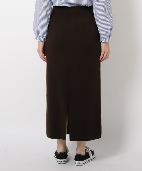 THE SHOP TK (ザ ショップ ティーケー )の「◆アンチピリングタイトニットスカート(スカート・レディース・ダークブラウン/ブルー/ライトベージュ・11/12)」の7枚目の写真