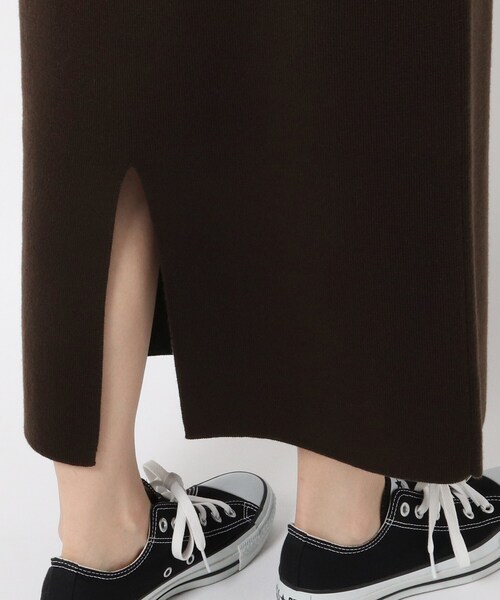 THE SHOP TK (ザ ショップ ティーケー )の「◆アンチピリングタイトニットスカート(スカート・レディース・ダークブラウン/ブルー/ライトベージュ・11/12)」の15枚目の写真