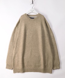 オーバーサイズバルキーニット/プルオーバー