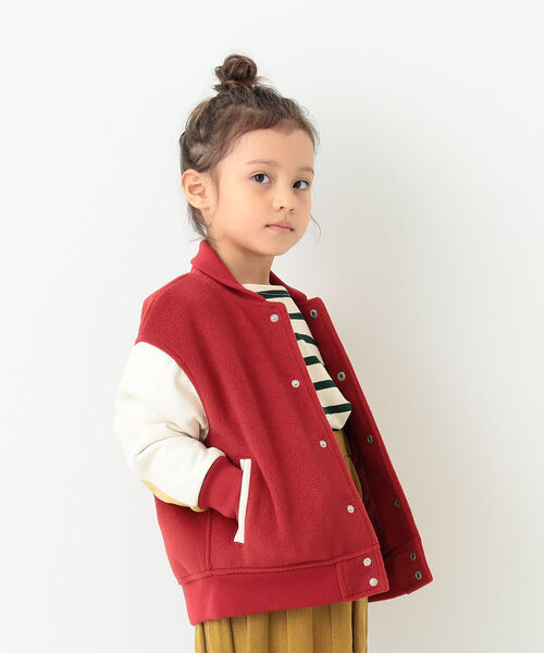 B:MING by BEAMS(ビーミングバイビームス)の「B:MING by BEAMS / アワード ジャケット(100~140cm)(ブルゾン・キッズ・ベージュ/レッド系その他・110/100/140/120/130)」の9枚目の写真