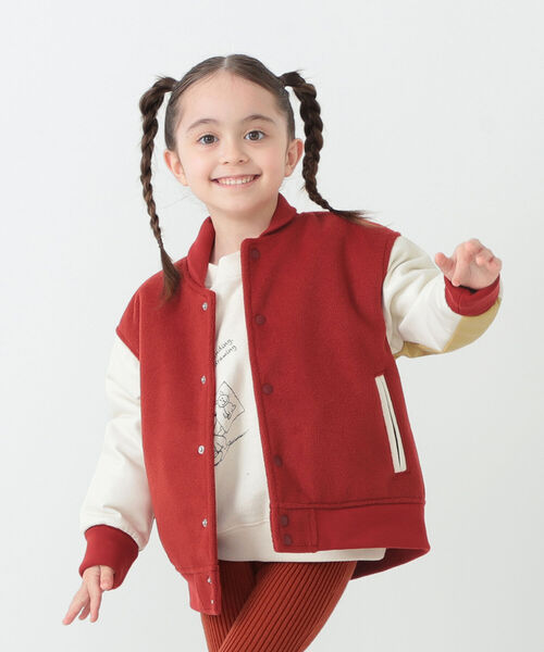B:MING by BEAMS(ビーミングバイビームス)の「B:MING by BEAMS / アワード ジャケット(100~140cm)(ブルゾン・キッズ・ベージュ/レッド系その他・110/100/140/120/130)」の11枚目の写真