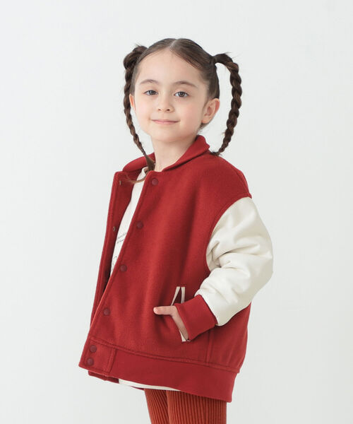 B:MING by BEAMS(ビーミングバイビームス)の「B:MING by BEAMS / アワード ジャケット(100~140cm)(ブルゾン・キッズ・ベージュ/レッド系その他・110/100/140/120/130)」の12枚目の写真