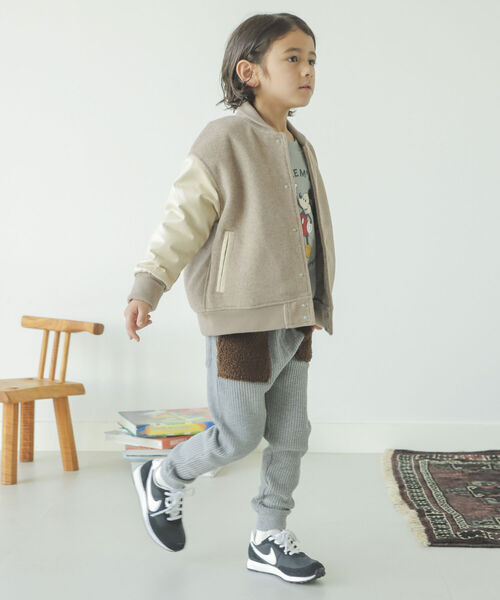 B:MING by BEAMS(ビーミングバイビームス)の「B:MING by BEAMS / アワード ジャケット(100~140cm)(ブルゾン・キッズ・ベージュ/レッド系その他・110/100/140/120/130)」の15枚目の写真