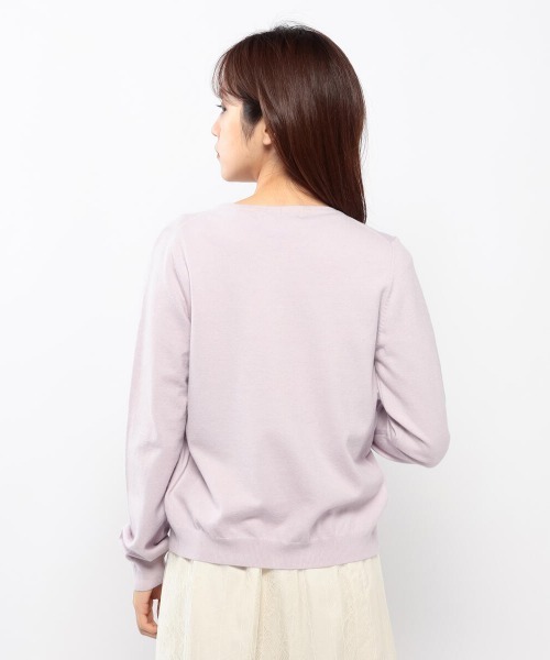 MISCH MASCH(ミッシュマッシュ)の「ニットアンサンブル(アンサンブル・レディース・ラベンダー/ライトブルー/ホワイト/ネイビー・MEDIUM)」の13枚目の写真