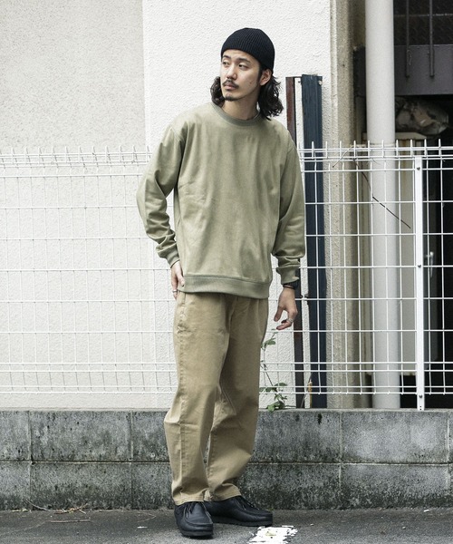 URBAN RESEARCH Sonny Label(アーバンリサーチサニーレーベル)の「フェイクスエード裏フリースプルオーバー(スウェット・メンズ・ライトグレー/ピンク/モカ/ライトカーキ・MEDIUM/LARGE)」の19枚目の写真