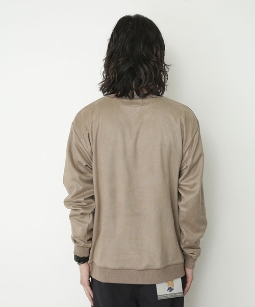 URBAN RESEARCH Sonny Label(アーバンリサーチサニーレーベル)の「フェイクスエード裏フリースプルオーバー(スウェット・メンズ・ライトグレー/ピンク/モカ/ライトカーキ・MEDIUM/LARGE)」の17枚目の写真