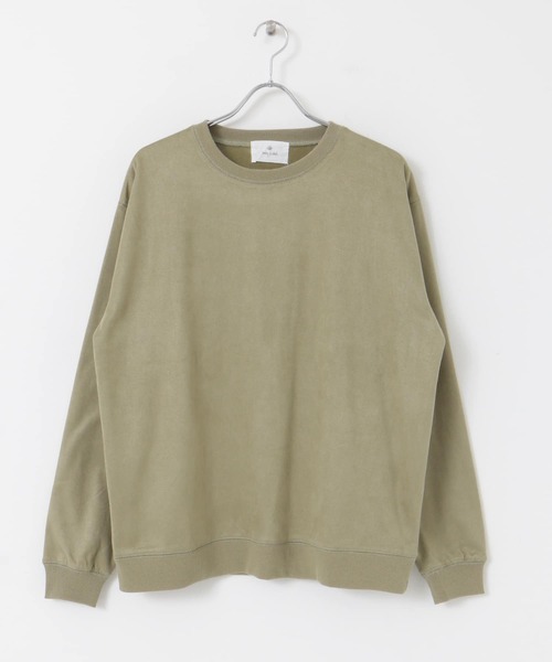 URBAN RESEARCH Sonny Label(アーバンリサーチサニーレーベル)の「フェイクスエード裏フリースプルオーバー(スウェット・メンズ・ライトグレー/ピンク/モカ/ライトカーキ・MEDIUM/LARGE)」の18枚目の写真