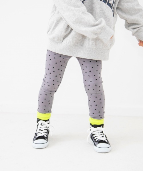 LOWRYS FARM（ローリーズファーム）の「ウラキモウプリントレギンス　239659（スラックス・キッズ・ブラウン/グレー/モカ/グリーン・110cm/130cm/120cm/100cm）」の2枚目の写真