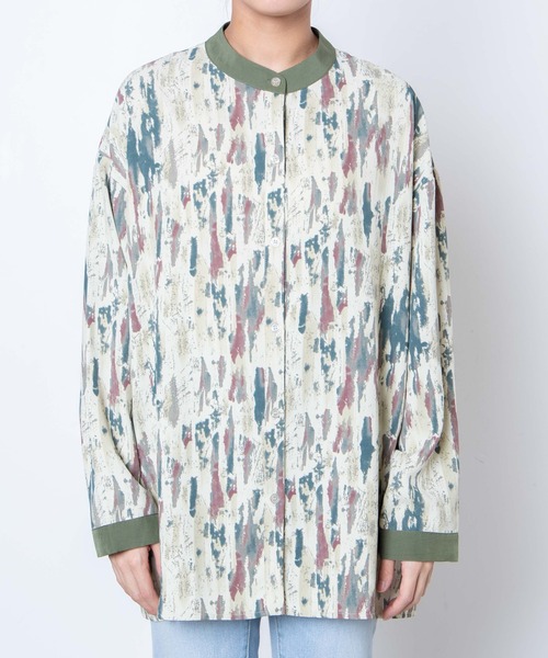 WEGO(ウィゴー)の「WEGO/【WEB限定】パイピングバンドカラーシャツ(シャツ/ブラウス・レディース・その他1/その他2/その他3・FREE)」の18枚目の写真