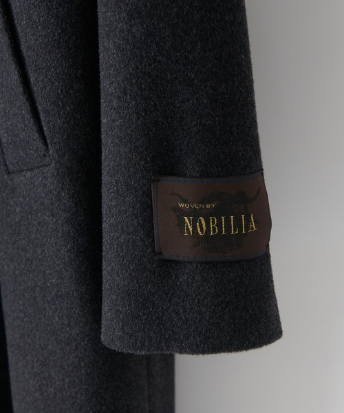 CIAOPANIC(チャオパニック)の「【RAXA/ラシャ】NOBILIA メルトンシングルチェスターコート(チェスターコート・メンズ・チャコールグレー/ブラック/ダークグリーン・MEDIUM/LARGE)」の18枚目の写真