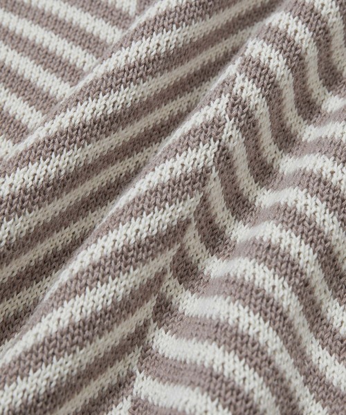 vis-`a-vis（ビサビ）の「【WEB限定】マストトレンド！へリンボーンバイカラーカーディガン（カーディガン/ボレロ・レディース・ベージュ/ブルー系その他4/ブラック・FREE）」の20枚目の写真