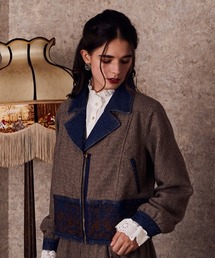 ツィード×デニムJKT