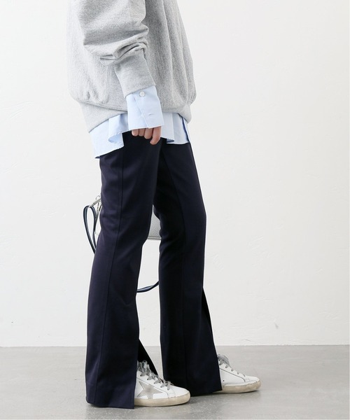 CINOH（チノ）の「【CINOH/チノ】 別注 センターベンツストレッチパンツ（その他パンツ・レディース・ブラック/ネイビー・38/36）」の9枚目の写真