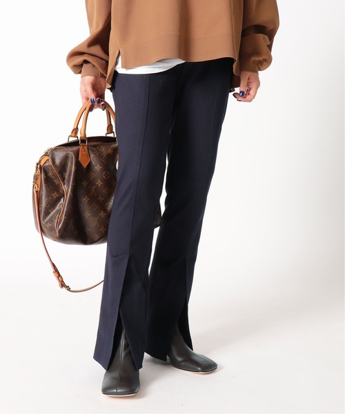 CINOH（チノ）の「【CINOH/チノ】 別注 センターベンツストレッチパンツ（その他パンツ・レディース・ブラック/ネイビー・38/36）」の19枚目の写真